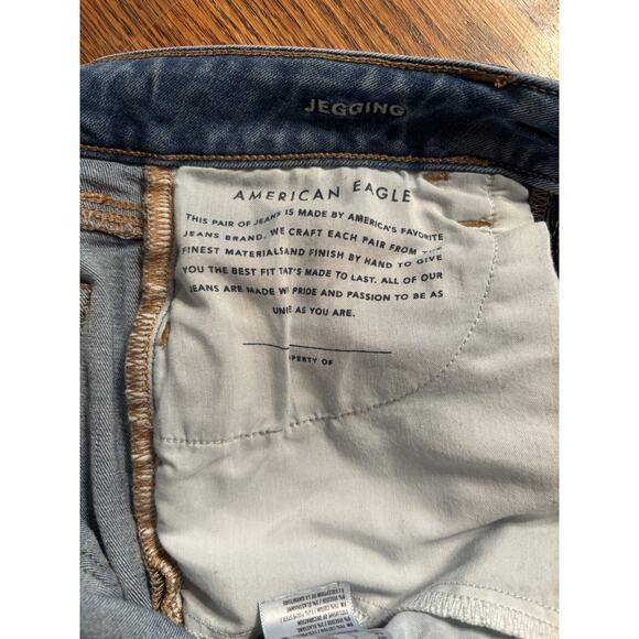 American Eagle, NE(X)T level stretch, Womens, Size US 4,Blue Denim,Jeggings - Picture 11 of 13